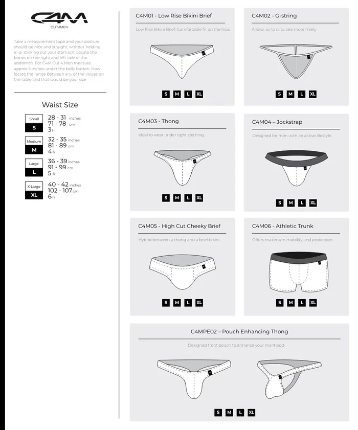 Female Sex Toys CUT4MEN CUT4MEN CHEEKY BRIEF