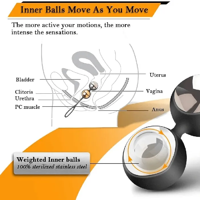 Female Sex Toys Great Kegel Ball Set for Beginners Advanced Vaginal Tightening Exercises Geisha Ben Wa Balls EVEs SECRETS