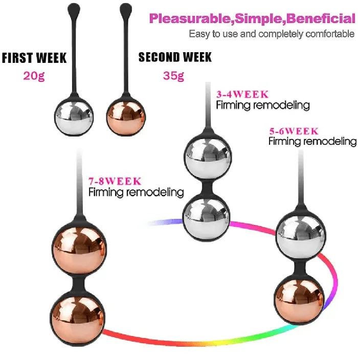 Female Sex Toys Great Kegel Ball Set for Beginners Advanced Vaginal Tightening Exercises Geisha Ben Wa Balls EVEs SECRETS