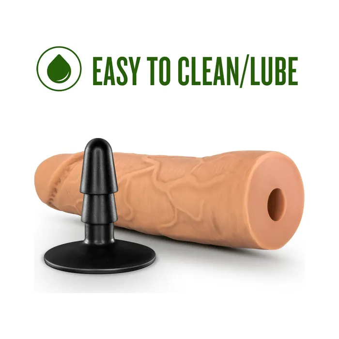 Female Sex Toys Lock on Dynamite 7 Inch Dildo With Suction Cup Adapter Mocha Blush Novelties Female Sex Toys Lock on Dynamite 7 Inch Dildo With Suction Cup Adapter Mocha Blush Novelties