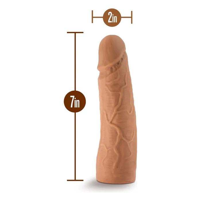 Female Sex Toys Lock on Dynamite 7 Inch Dildo With Suction Cup Adapter Mocha Blush Novelties Female Sex Toys Lock on Dynamite 7 Inch Dildo With Suction Cup Adapter Mocha Blush Novelties