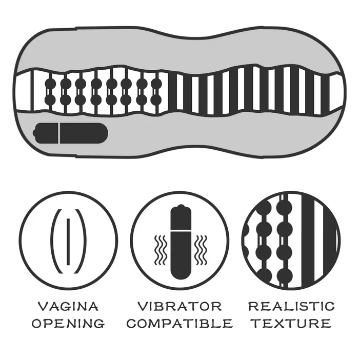 Female Sex Toys LoveToy Sex In A Can Vagina Stamina with Vibe Bullet