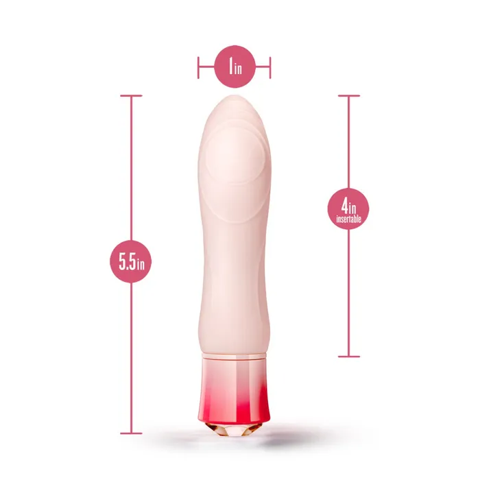 Female Sex Toys Oh My Gem Elegant Warming Vibrator with Diamond Blush