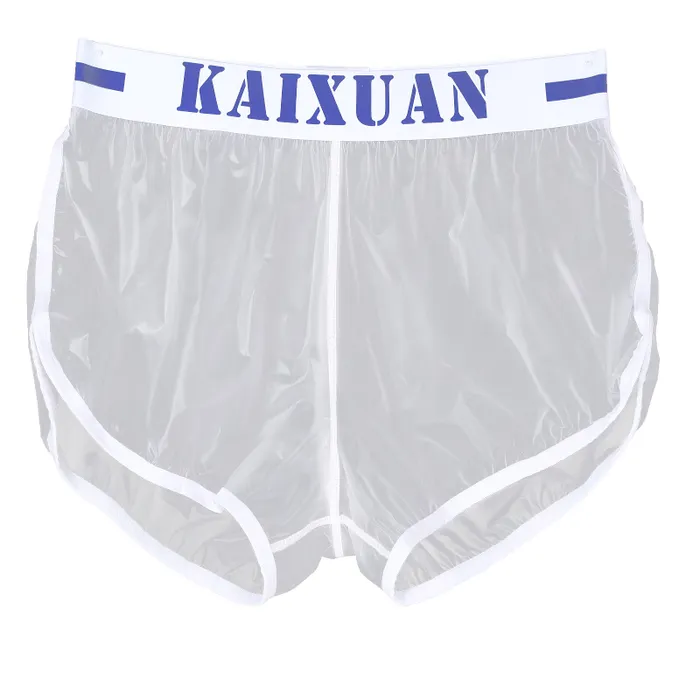 Female Sex Toys Summer Mens Transparent Swimwear Mid Waist Letter Print Elastic SeeThrough Trunks EVEs SECRETS