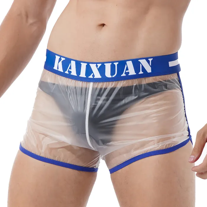 Female Sex Toys Summer Mens Transparent Swimwear Mid Waist Letter Print Elastic SeeThrough Trunks EVEs SECRETS