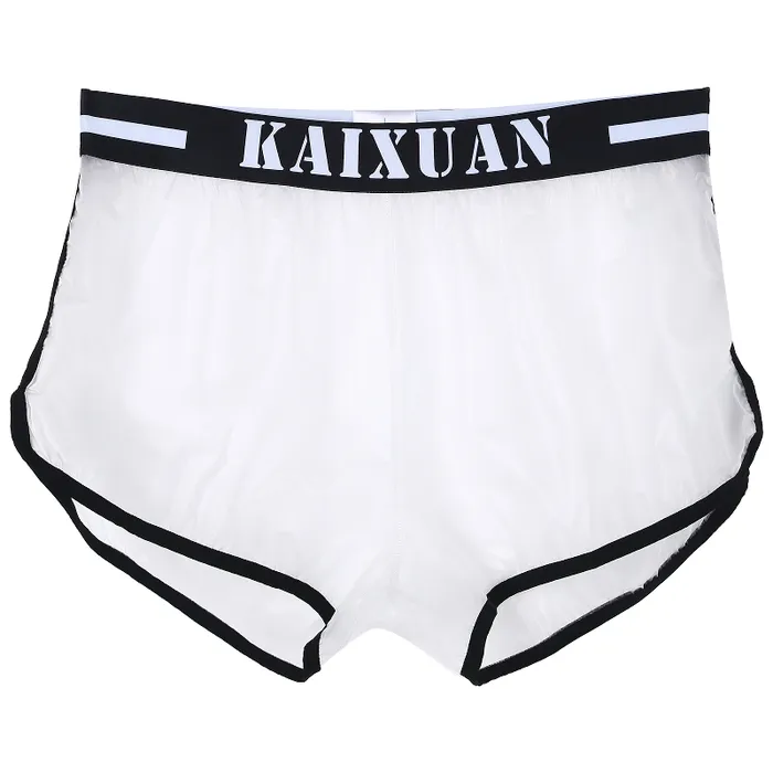 Female Sex Toys Summer Mens Transparent Swimwear Mid Waist Letter Print Elastic SeeThrough Trunks EVEs SECRETS
