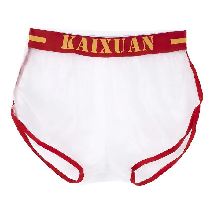 Female Sex Toys Summer Mens Transparent Swimwear Mid Waist Letter Print Elastic SeeThrough Trunks EVEs SECRETS