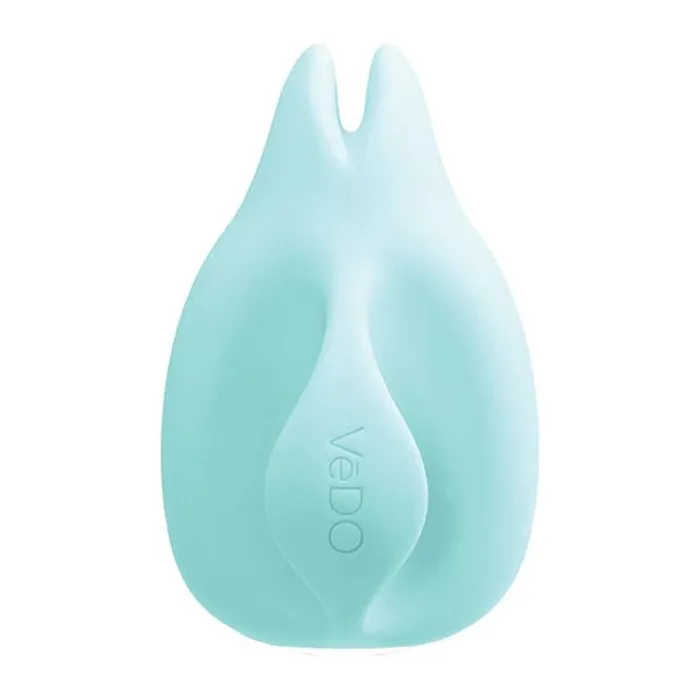 Huni Rechargeable Finger Vibe Tease Me Turquoise VeDO Vibrators
