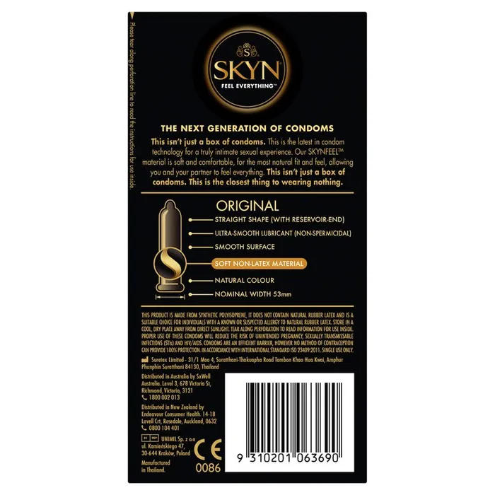 LifeStyles SKYN Original Condoms 10 Pc Vibrators