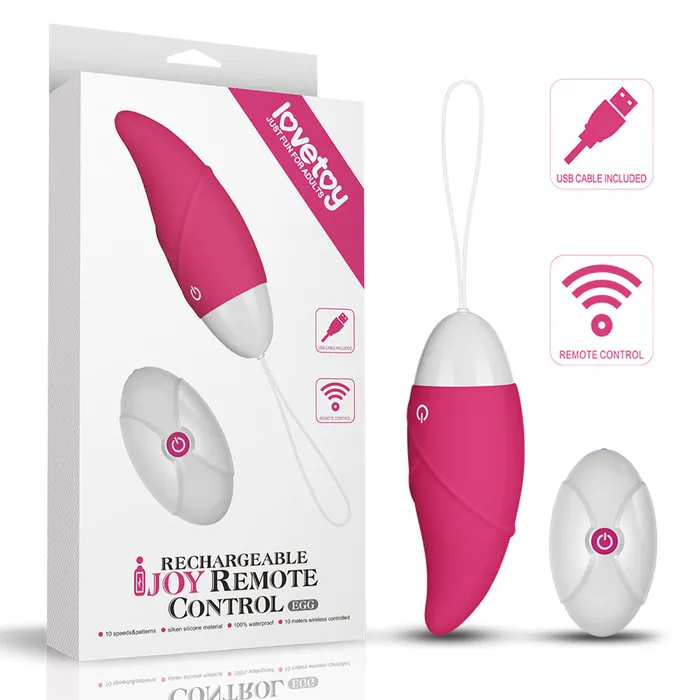 LoveToy Female Sex Toys IJOY Wireless Remote Control Rechargeable Egg Vibe