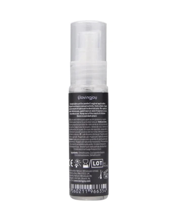 Loving Joy Loving Joy 30ml Silicone Lubricant Waterproof Paraben Free Easy Dispenser Female Sex Toys