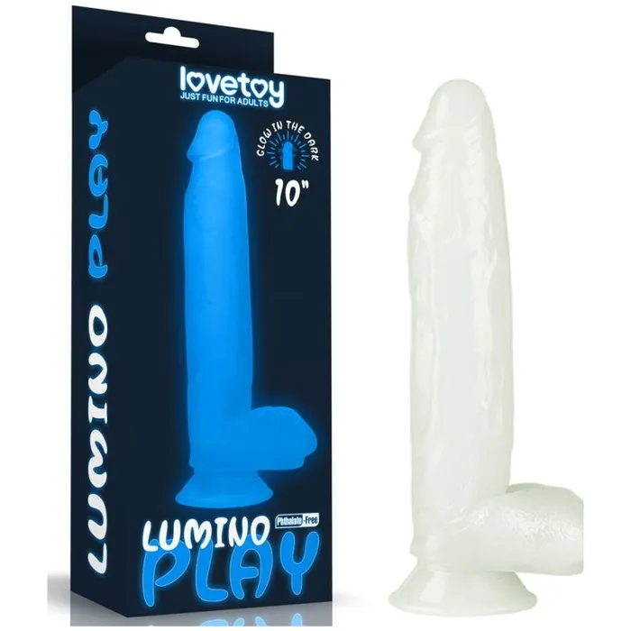 Lumino Play Dildo 10in Clear Lovetoy Dildos