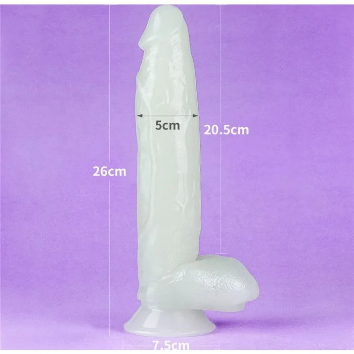 Lumino Play Dildo 10in Clear Lovetoy Dildos