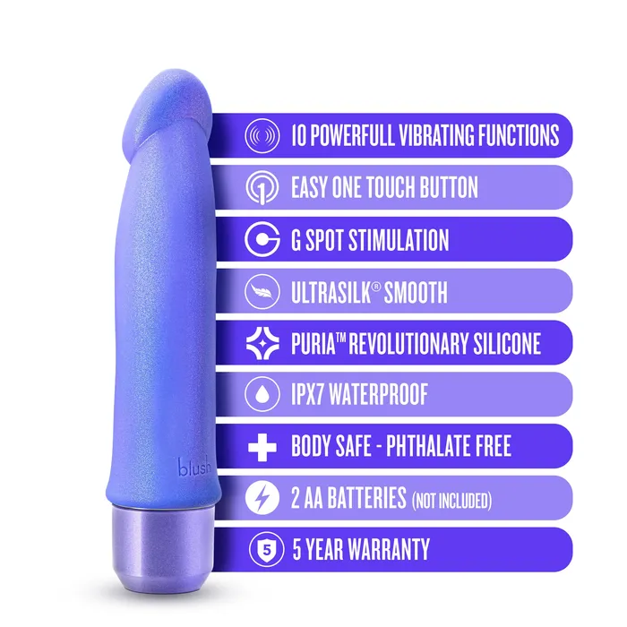 Luxe Plus Arise Periwinkle Blush Novelties Anal