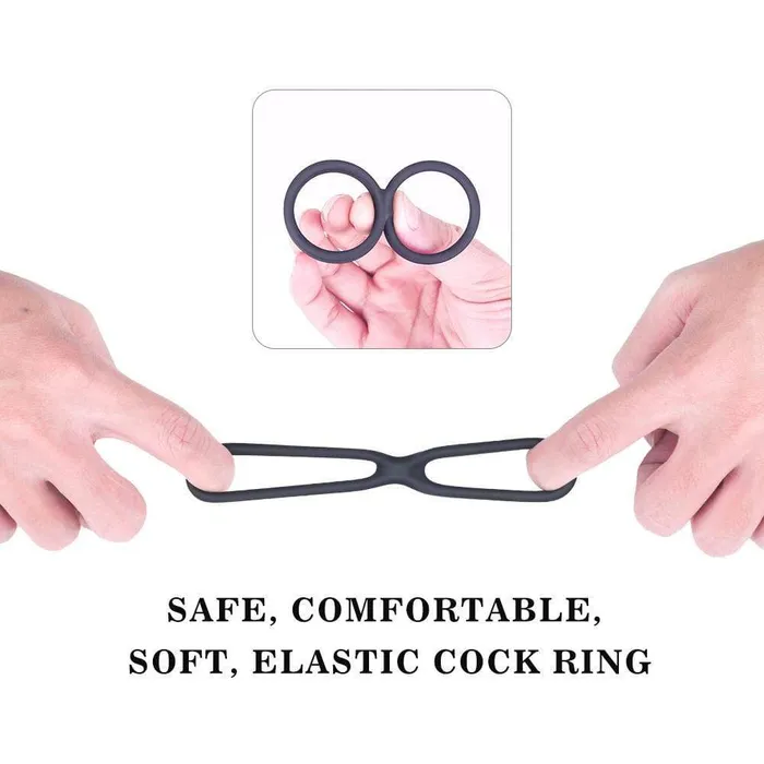 Male Sex Toys Bigger And Stronger Dual Penis Ring Portable Sxo Toy Shop