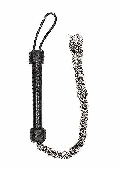 Male Sex Toys PAIN SILVER BALL CHAIN FLOGGER SHOTS