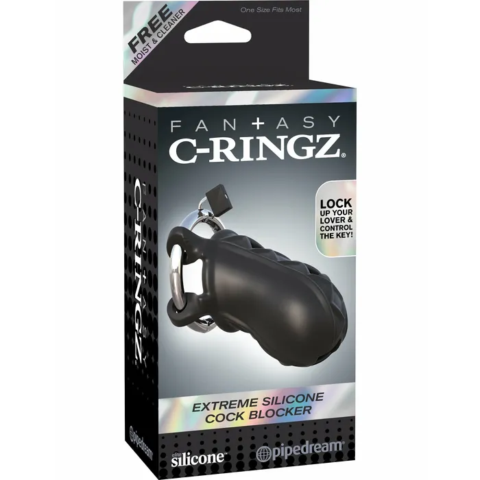 Male Sex Toys Pipedream Fantasy CRingz Extreme Silicone Cock Blocker Male Sex Toys Pipedream Fantasy CRingz Extreme Silicone Cock Blocker
