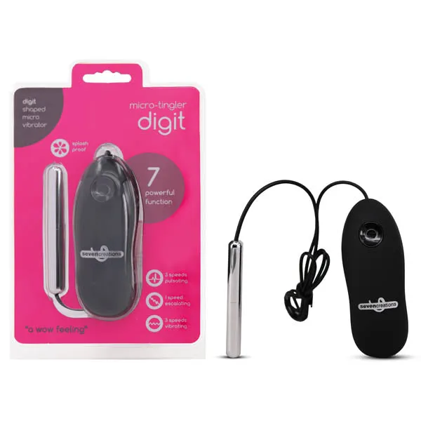 Micro Tingler Silver 5cm Bullet Windsor Female Sex Toys