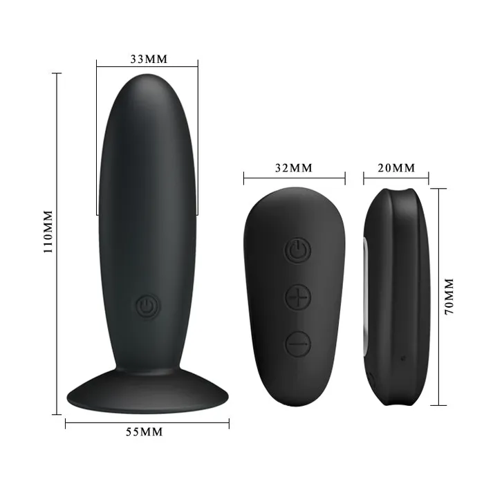 MR PLAY REMOTE CONTROL VIBRATING ANAL PLUG PRETTY LOVE Male Sex Toys MR PLAY REMOTE CONTROL VIBRATING ANAL PLUG PRETTY LOVE Male Sex Toys