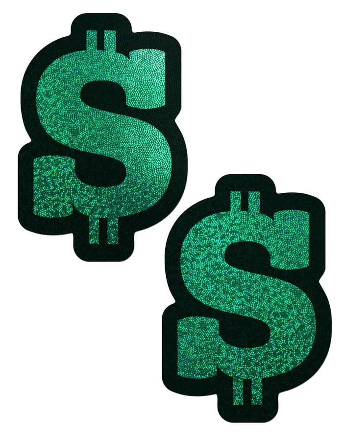 Pastease Nipple Clitoral Toys Pastease Money Green Glitter Dollar Sign Nipple Pasties Pastease Nipple Clitoral Toys Pastease Money Green Glitter Dollar Sign Nipple Pasties