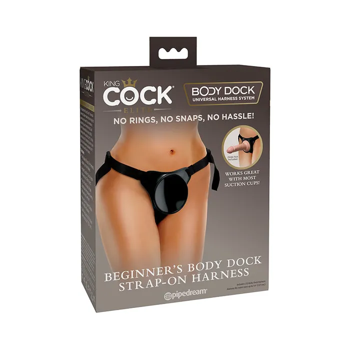 Pipedream Female Sex Toys King Cock Elite Beginners Body Dock StrapOn Harness