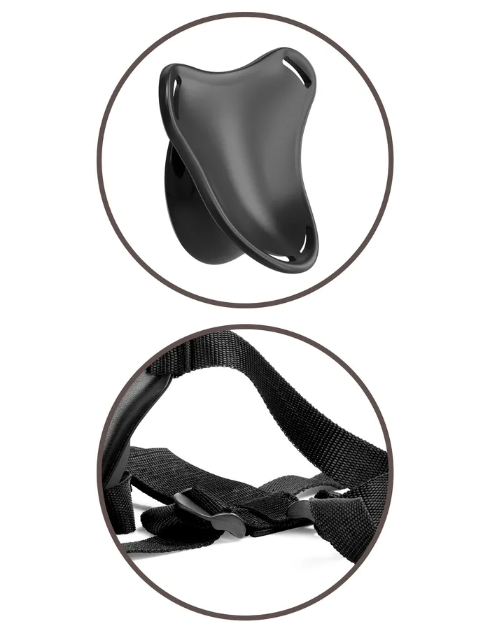 Pipedream Female Sex Toys King Cock Elite Beginners Body Dock StrapOn Harness