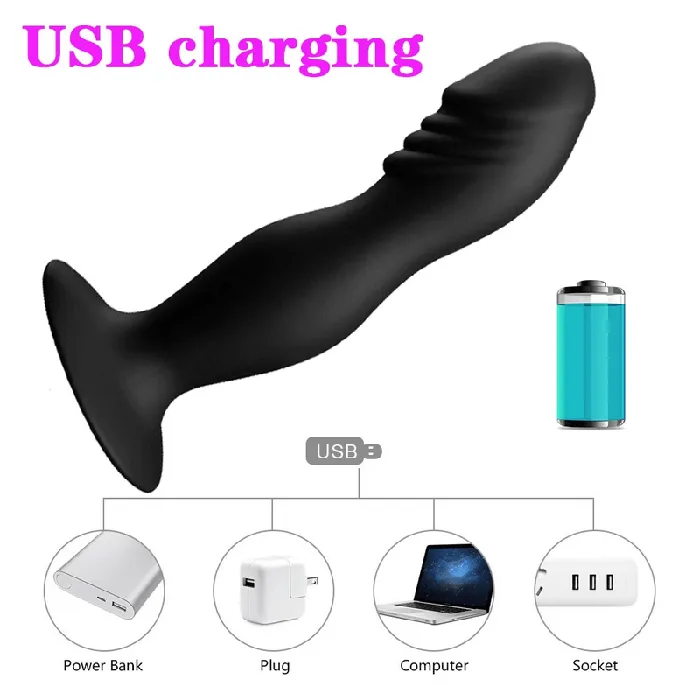 Remote Silicone Anal and GSpot Vibrating Dildo Waterproof Vibrator with Suction Cup Sex Toys EVEs SECRETS Female Sex Toys