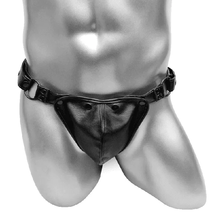 Restraints EVEs SECRETS PU Leather Mens Underwear Sexy Black Lingerie with Rivets Restraints EVEs SECRETS PU Leather Mens Underwear Sexy Black Lingerie with Rivets