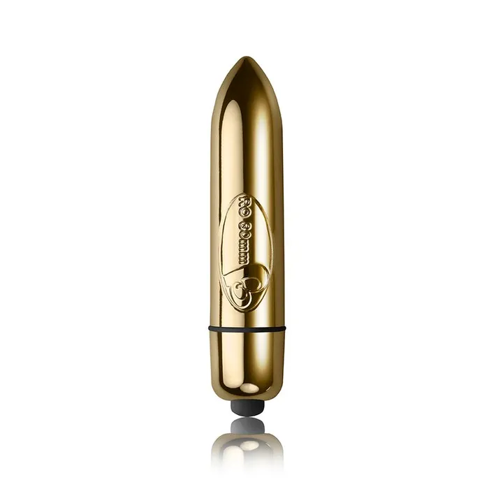 Rocks Off Vibrators RO80 Single Speed Bullet Champagne Gold