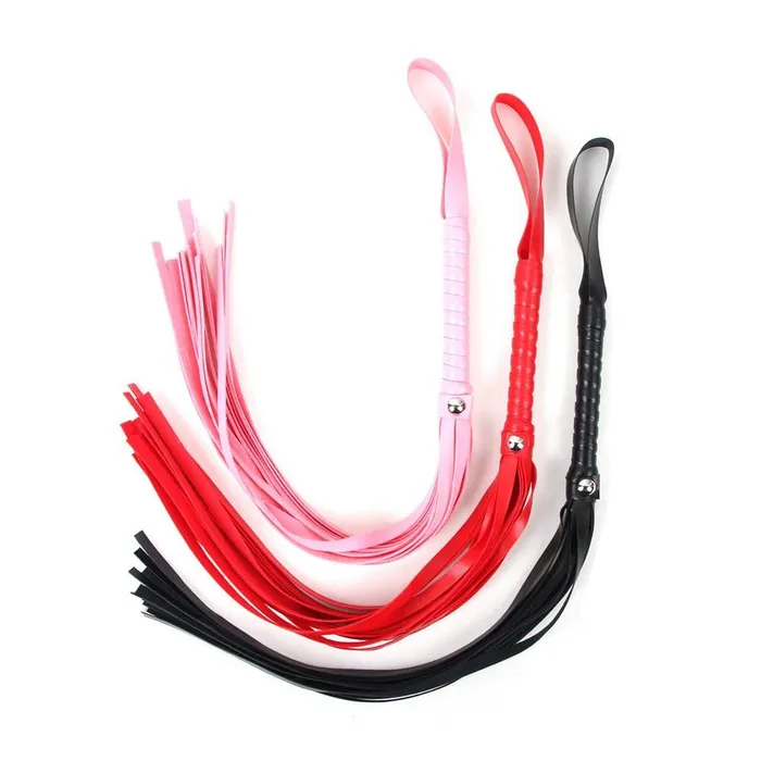 Scandals Leather Whip Flogger Premium BDSM Toy for Sensual Pleasure Scandals Vibrators
