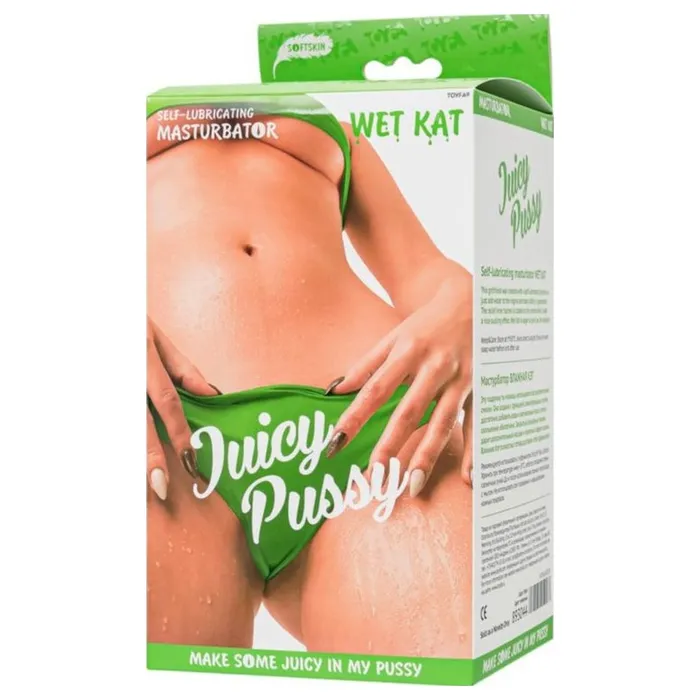 Self Lubricating Masturbator Wet Kat Flesh Juicy Male Sex Toys