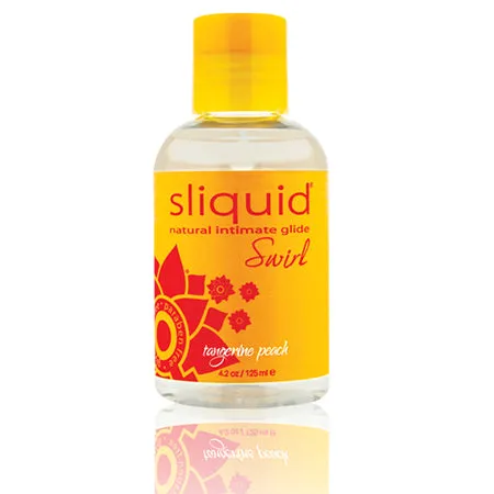 Sliquid Naturals Swirl Tangerine Peach Flavored Lubricant 42 oz Sliquid Lubricants Sliquid Naturals Swirl Tangerine Peach Flavored Lubricant 42 oz Sliquid Lubricants