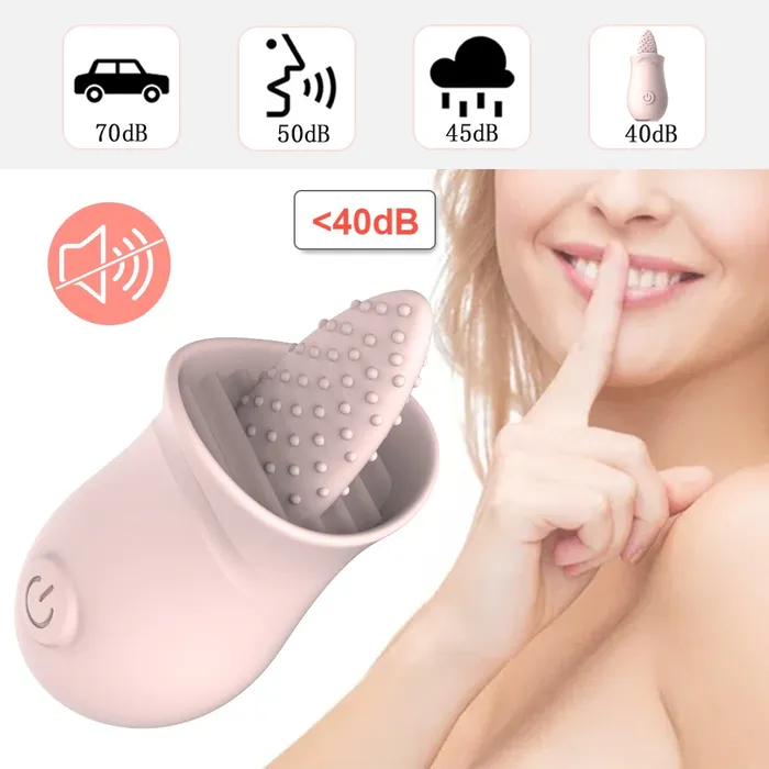 Soft Vibrator Tongue Licking Mini Clitoral Stimulator for Women Adult GSpot Masturbator EVEs SECRETS Female Sex Toys