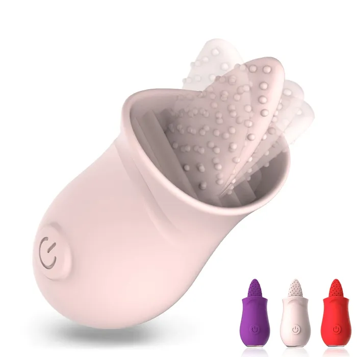 Soft Vibrator Tongue Licking Mini Clitoral Stimulator for Women Adult GSpot Masturbator EVEs SECRETS Female Sex Toys