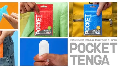 Tenga Tenga Pocket Masturbator Sleeve Block Edge Male Sex Toys