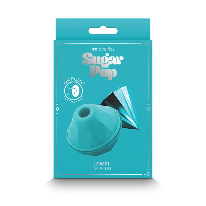 Vibrators NS Novelties Sugar Pop Jewel Air Pulse Vibrator Pink Teal Vibrators NS Novelties Sugar Pop Jewel Air Pulse Vibrator Pink Teal