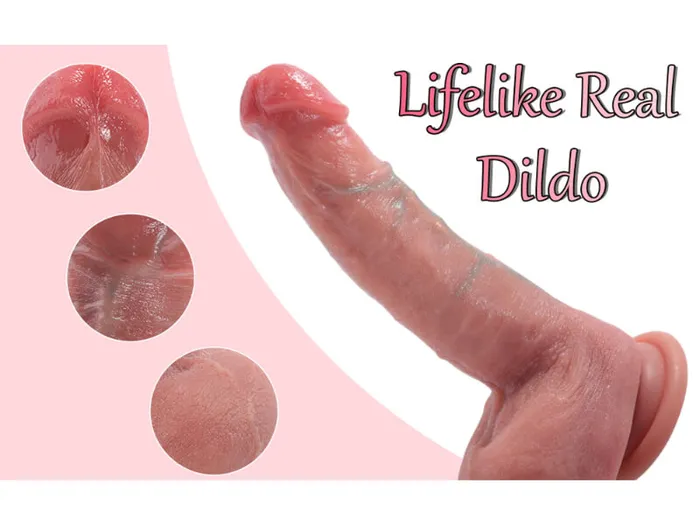 2 Color Soft Liquid Silicone Dildo Realistic Dildos Feels Like Skin 73 Inch Dildo Safystyle Dildos