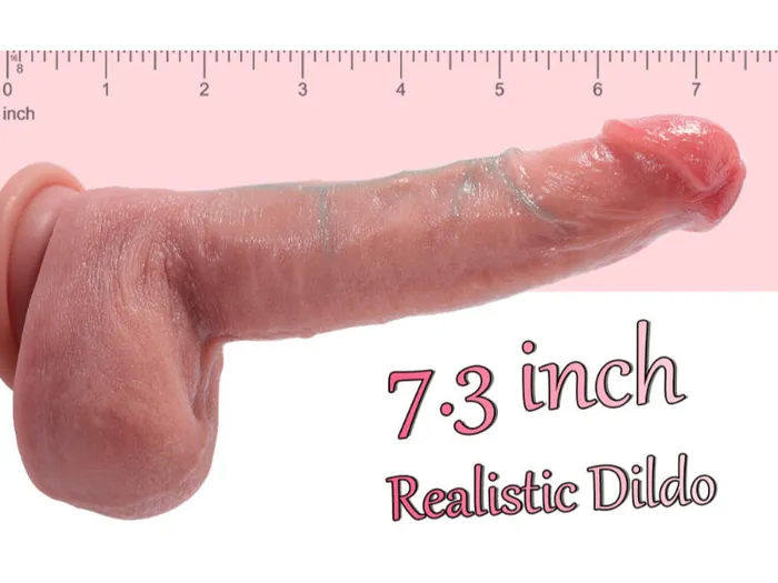 2 Color Soft Liquid Silicone Dildo Realistic Dildos Feels Like Skin 73 Inch Dildo Safystyle Dildos