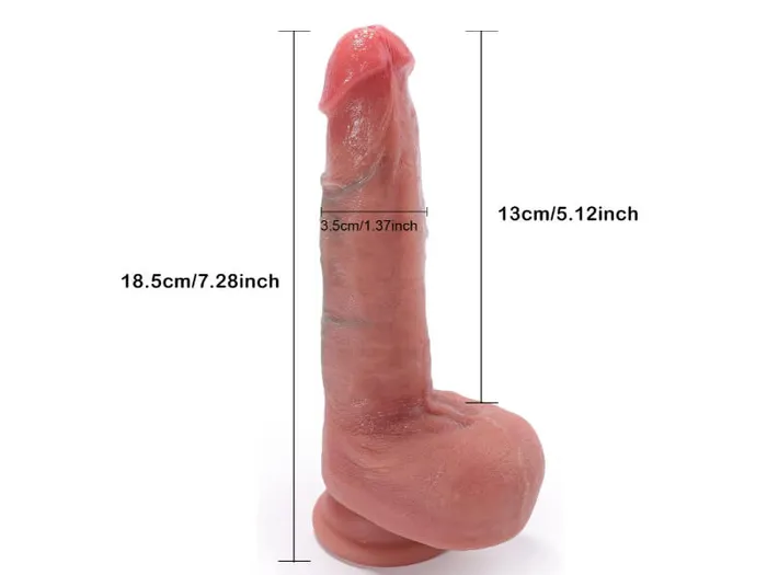 2 Color Soft Liquid Silicone Dildo Realistic Dildos Feels Like Skin 73 Inch Dildo Safystyle Dildos