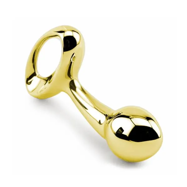 Anal Luxury Pure Metal Plug Gold LOVETOY
