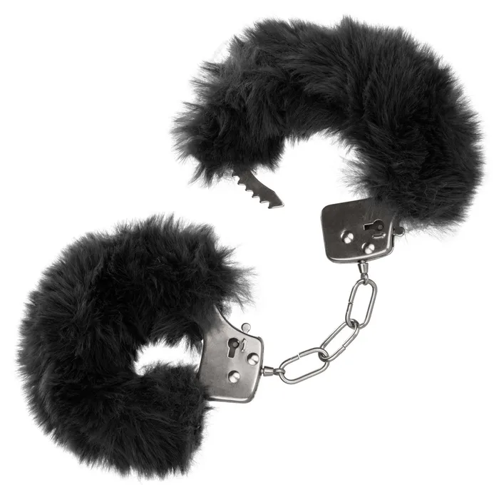 Anal Ultra Fluffy Furry Cuffs Black CalExotics