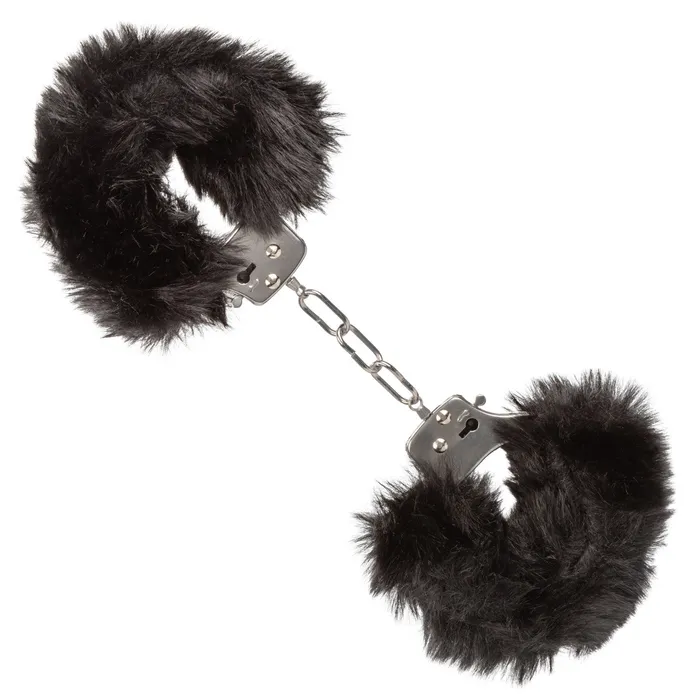 Anal Ultra Fluffy Furry Cuffs Black CalExotics Anal Ultra Fluffy Furry Cuffs Black CalExotics