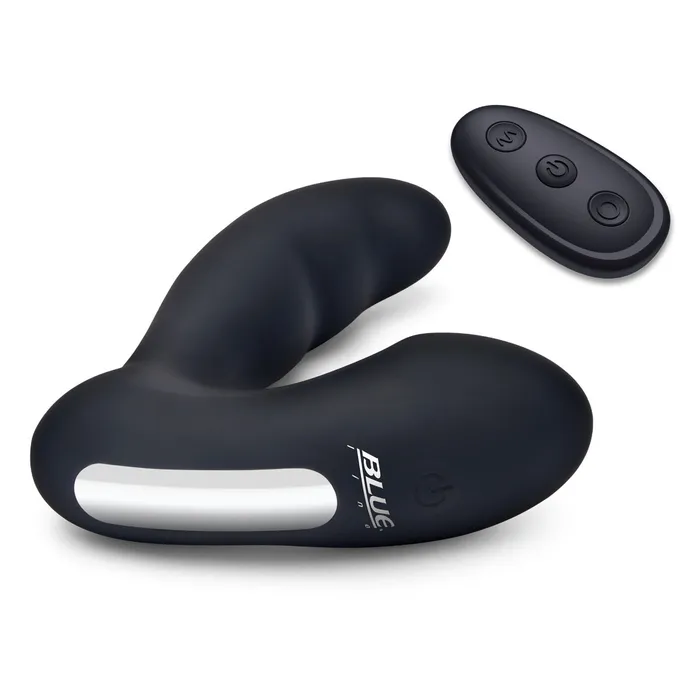 Blue Line Prober Dual Vibrating Remote Controlled Prostate Stimulator Butt Plug Blueline Anal