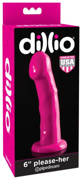 Calvista Vibrators Dillio 6inch PleaseHer Pink Calvista Vibrators Dillio 6inch PleaseHer Pink