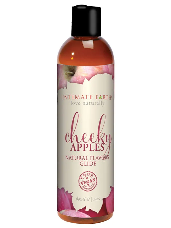 Calvista Vibrators Intimate Earth Cheeky Apples Natural Flavors Glide 60ml