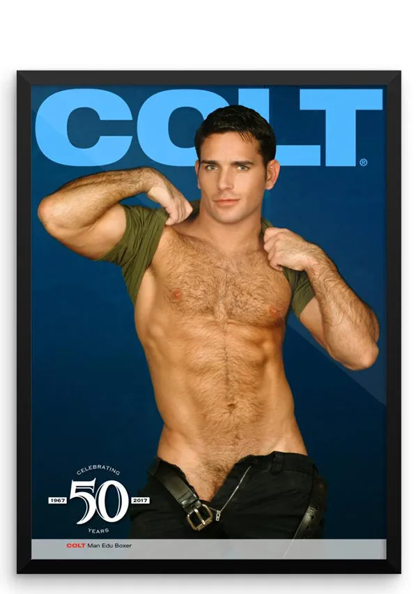 COLT Man Framed Poster Edu Boxer COLT Store Vibrators
