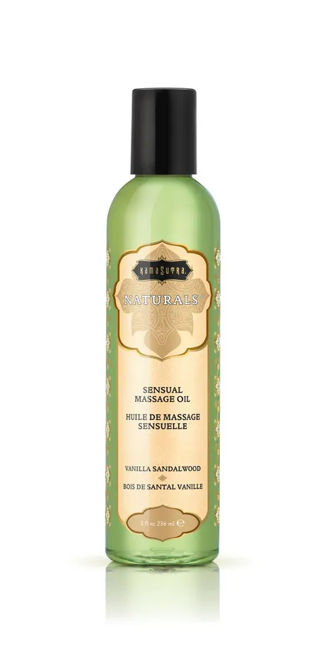 Couples Kama Sutra Naturals Massage Oil Vanilla Sandalwood 200ml Calvista