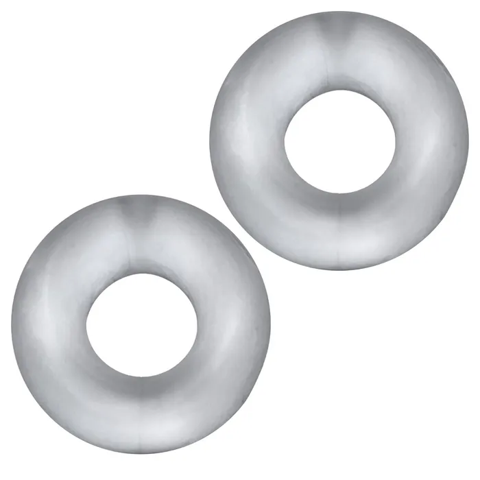 Dildos Hnkyjunk Hunkyjunk Stiffy Bulge Cock Rings Clear Ice 2 Pack
