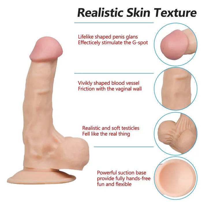 Dildos HEXHER 2 Size Lifelike Dildo 728in 9in
