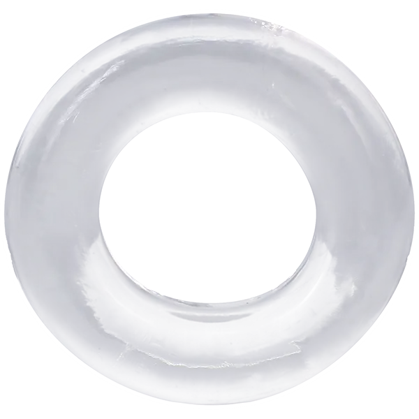 Doc Johnson Rock Solid The Donut 4X CRing Clear Male Sex Toys Doc Johnson Rock Solid The Donut 4X CRing Clear Male Sex Toys